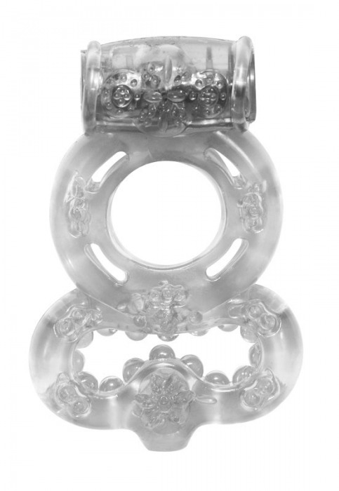 Прозрачное эрекционное кольцо Rings Treadle с подхватом - Lola Games - в Кисловодске купить с доставкой