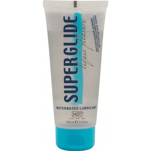 Интимная смазка на водной основе Superglide - 100 мл. - HOT - купить с доставкой в Кисловодске
