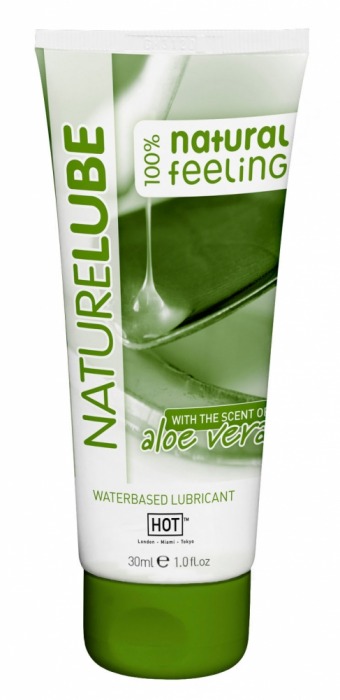 Смазка на водной основе с алоэ вера Nature Lube - 30 мл. - HOT - купить с доставкой в Кисловодске