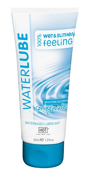 Гель-смазка на основе чистой родниковой воды WaterLube - 30 мл. - HOT - купить с доставкой в Кисловодске