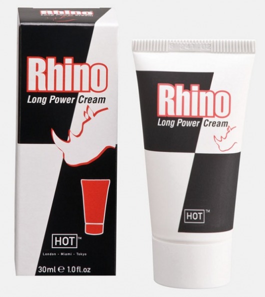 Крем-пролонгатор для мужчин Rhino - 30 мл. - HOT - купить с доставкой в Кисловодске