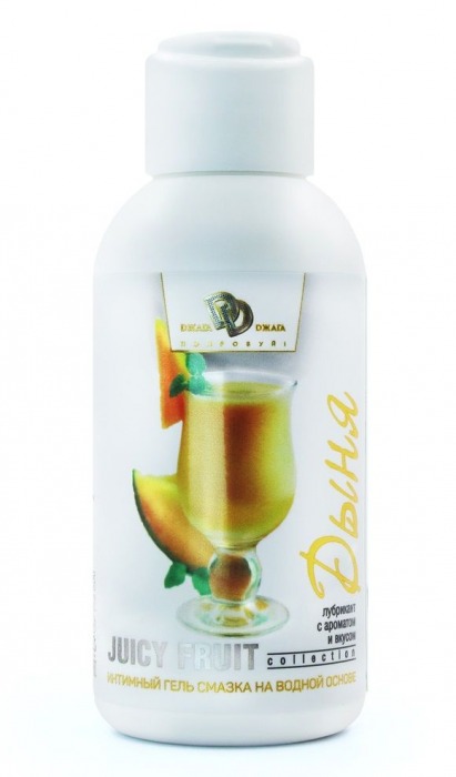 Интимный гель на водной основе JUICY FRUIT с ароматом дыни - 100 мл. - БиоМед - купить с доставкой в Кисловодске