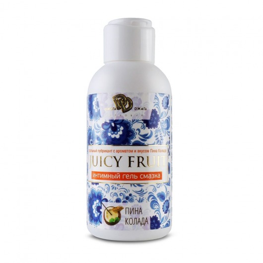 Интимный гель на водной основе JUICY FRUIT с ароматом пина колада - 100 мл. - БиоМед - купить с доставкой в Кисловодске