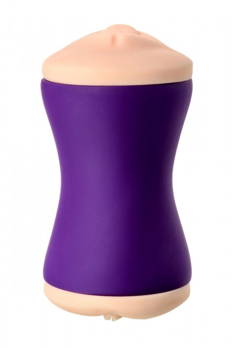 Двухсторонний мастурбатор JOS YARA в фиолетовой колбе - JOS - в Кисловодске купить с доставкой