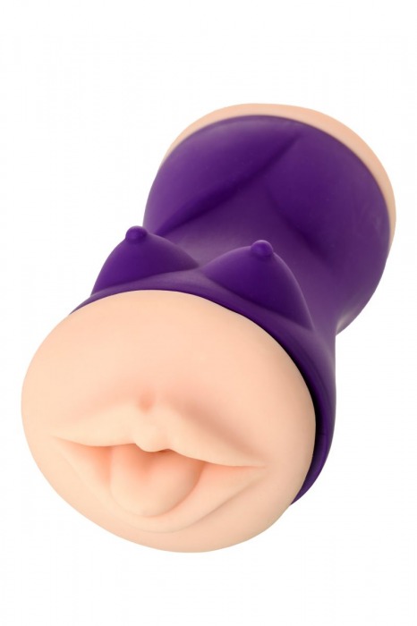 Двухсторонний мастурбатор JOS YARA в фиолетовой колбе - JOS - в Кисловодске купить с доставкой