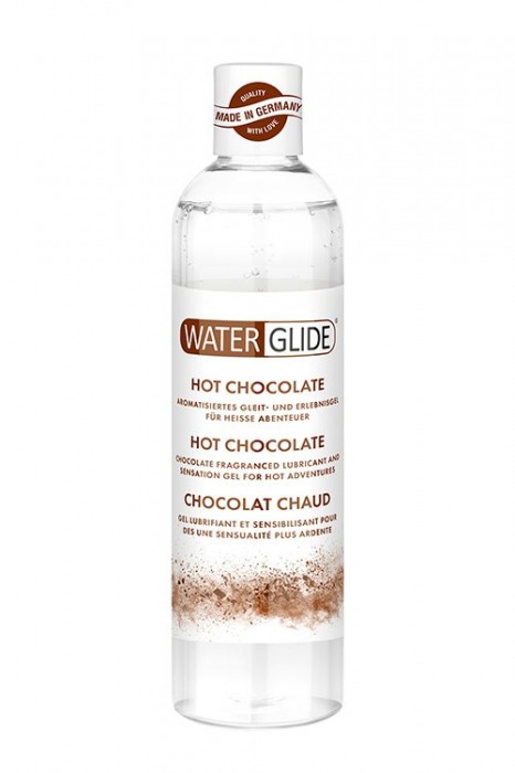 Лубрикант на водной основе с ароматом шоколада HOT CHOCOLATE - 300 мл. - Waterglide - купить с доставкой в Кисловодске