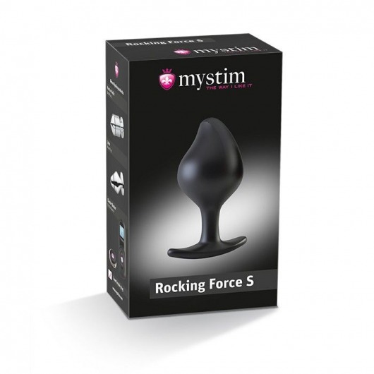 Анальная пробка Rocking Force S для электростимуляции - 9,5 см. - MyStim - купить с доставкой в Кисловодске