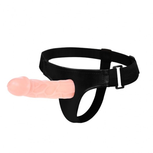 Телесный фаллоимитатор на трусиках Jessica Strap-On - 15,5 см. - Baile - купить с доставкой в Кисловодске
