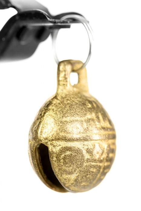 Черно-золотистые зажимы для сосков TOYFA Theatre - ToyFa - купить с доставкой в Кисловодске