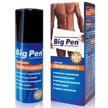 Крем Big Pen для увеличения полового члена - 50 гр. - Биоритм - в Кисловодске купить с доставкой