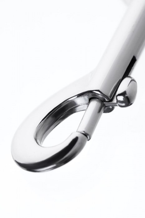 Серебристый двухсторонний карабин TOYFA Metal - ToyFa - купить с доставкой в Кисловодске