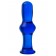 Голубая стеклянная анальная втулка - 12 см. - Sexus в Кисловодске Голубая стеклянная анальная втулка - 12 см. - Sexus