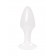 Белая акриловая анальная втулка - 8 см. - Toyfa Basic в Кисловодске Белая акриловая анальная втулка - 8 см. - Toyfa Basic
