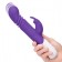 Фиолетовый массажер для G-точки Slim Shaft thrusting G-spot Rabbit - 23 см. - Rabbit Essentials