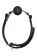 Черный кляп-шарик BALL GAG DIAMOND - Dream Toys - купить с доставкой в Кисловодске Черный кляп-шарик BALL GAG DIAMOND - Dream Toys - купить с доставкой в Кисловодске