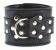 Чёрные наручники из кожи с пряжкой - БДСМ Арсенал - купить с доставкой в Кисловодске Чёрные наручники из кожи с пряжкой - БДСМ Арсенал - купить с доставкой в Кисловодске