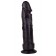 Крупный чёрный фаллоимитатор без мошонки - 20,5 см. - LOVETOY (А-Полимер)