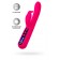Ярко-розовый вибратор с клиторальной стимуляцией Rablock - 23,5 см. - ToyFa купить в Кисловодске с доставкой в Orgasmix.ru Ярко-розовый вибратор с клиторальной стимуляцией Rablock - 23,5 см. - ToyFa