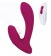Бордовый вибратор для точки G с вакуум-волновой стимуляцией клитора Venus - HOT planet купить в Кисловодске с доставкой в Orgasmix.ru Бордовый вибратор для точки G с вакуум-волновой стимуляцией клитора Venus - HOT planet