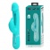 Аквамариновый вибратор-кролик с функцией фингеринга Kampas - 23,2 см. - Baile купить в Кисловодске с доставкой в Orgasmix.ru Аквамариновый вибратор-кролик с функцией фингеринга Kampas - 23,2 см. - Baile