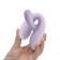 Сиреневый гибкий вибратор-кролик Rosolyn - 19 см. - Baile
